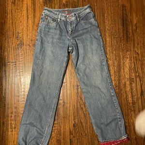 Eddie Bauer Flannel Lined Jeans